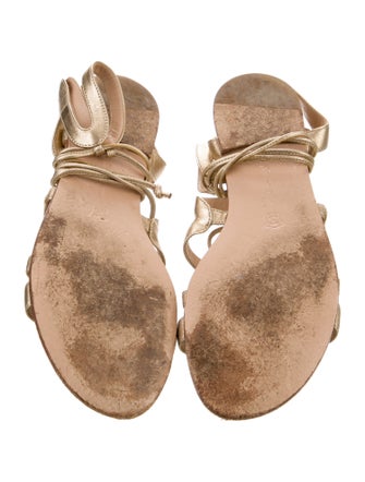 Gianvito Rossi Leather Gladiator Sandals