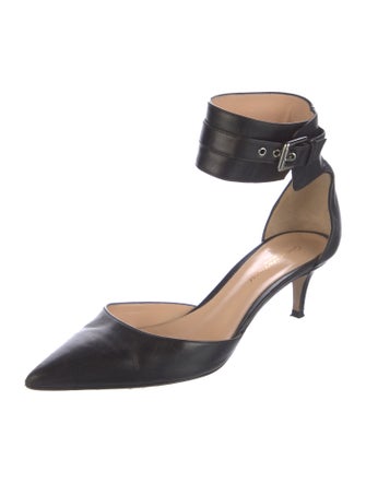 Gianvito Rossi Leather D'Orsay Pumps