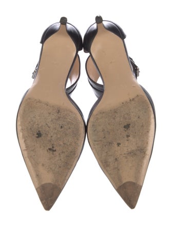 Gianvito Rossi Leather D'Orsay Pumps