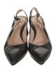 Gianvito Rossi Leather Slingback Pumps