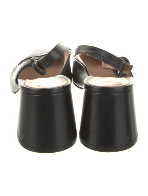 Gianvito Rossi Leather Slingback Pumps