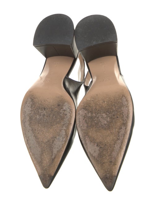 Gianvito Rossi Leather Slingback Pumps