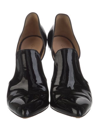Gianvito Rossi Patent Leather D'Orsay Pumps