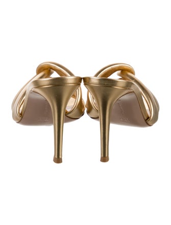 Gianvito Rossi Leather Slides
