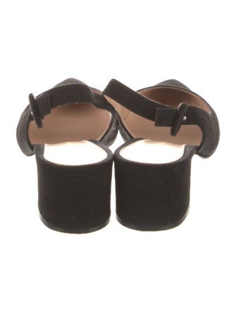 Gianvito Rossi Suede Slingback Pumps