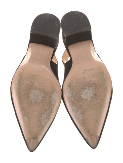 Gianvito Rossi Suede Slingback Pumps