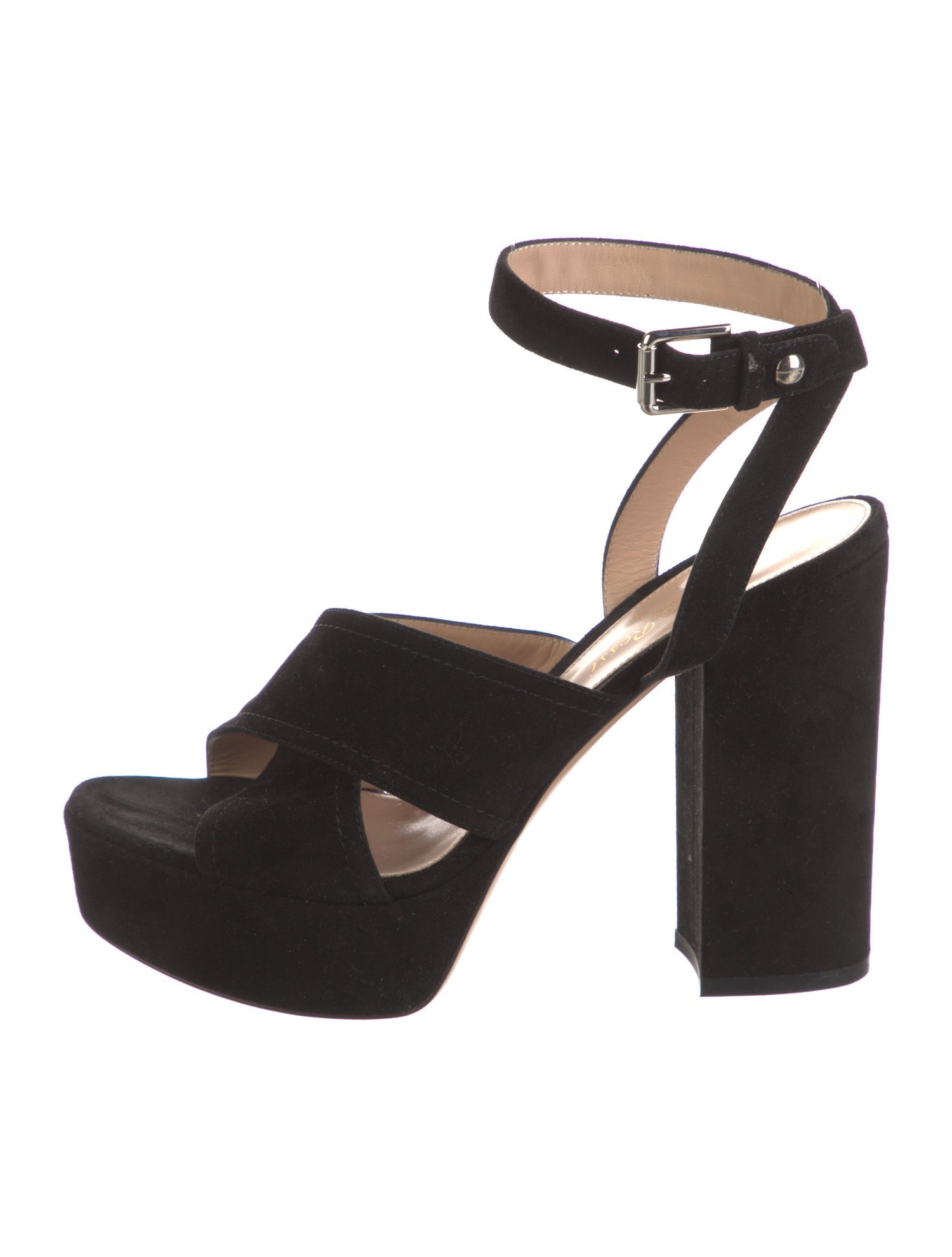 Gianvito Rossi Suede Slingback Pumps