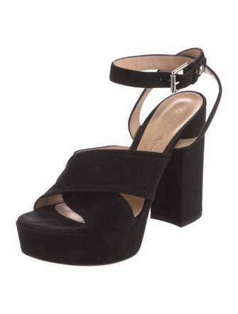 Gianvito Rossi Suede Slingback Pumps