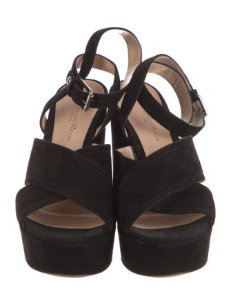 Gianvito Rossi Suede Slingback Pumps