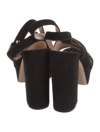 Gianvito Rossi Suede Slingback Pumps