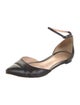 Gianvito Rossi Leather D'Orsay Flats