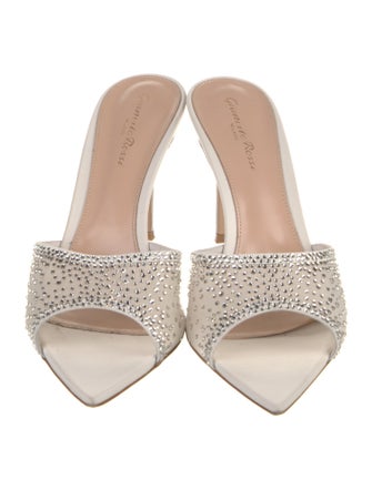 Gianvito Rossi Leather Slides