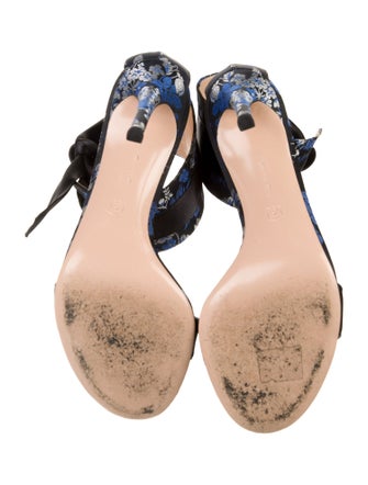 Gianvito Rossi Jacquard Sandals