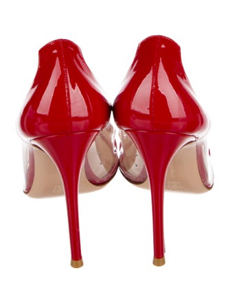 Gianvito Rossi Patent Leather D'Orsay Pumps