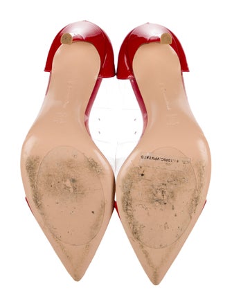 Gianvito Rossi Patent Leather D'Orsay Pumps