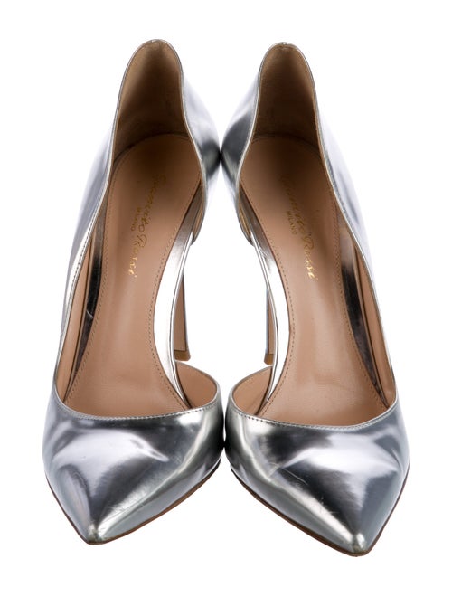 Gianvito Rossi Patent Leather D'Orsay Pumps