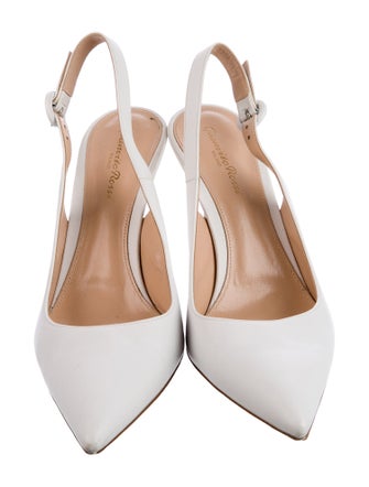 Gianvito Rossi Leather Slingback Pumps