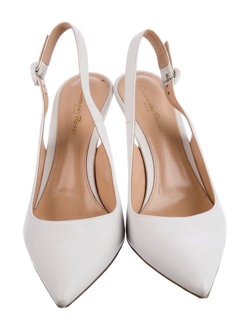 Gianvito Rossi Leather Slingback Pumps