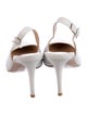 Gianvito Rossi Leather Slingback Pumps