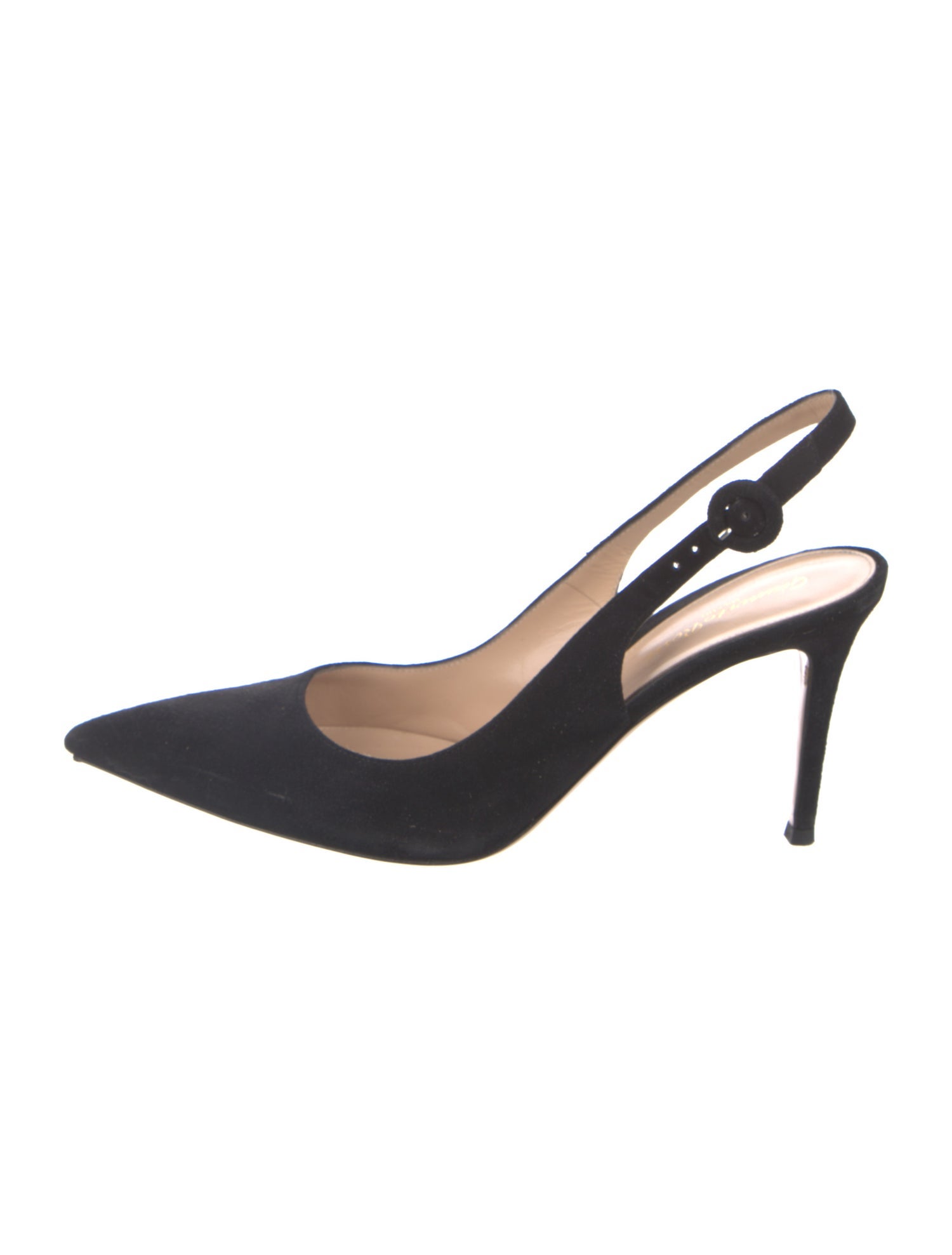 Gianvito Rossi Suede Slingback Pumps