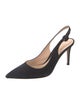 Gianvito Rossi Suede Slingback Pumps