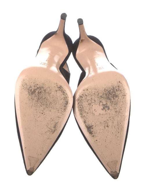 Gianvito Rossi Suede Slingback Pumps