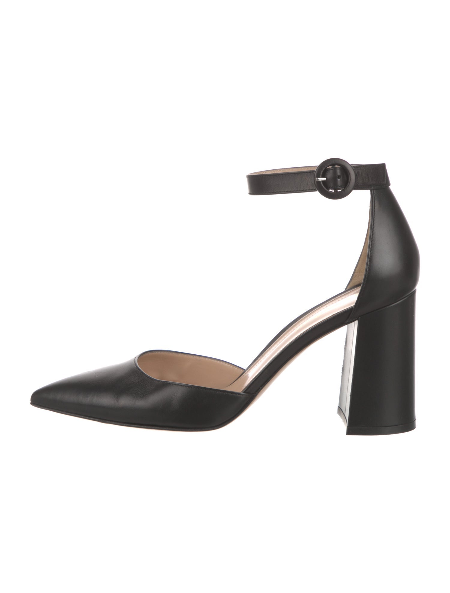 Gianvito Rossi Leather D'Orsay Pumps