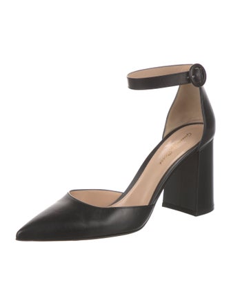 Gianvito Rossi Leather D'Orsay Pumps