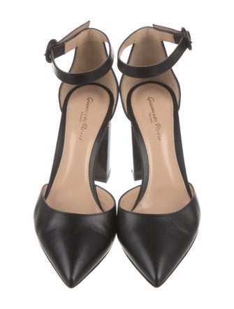 Gianvito Rossi Leather D'Orsay Pumps