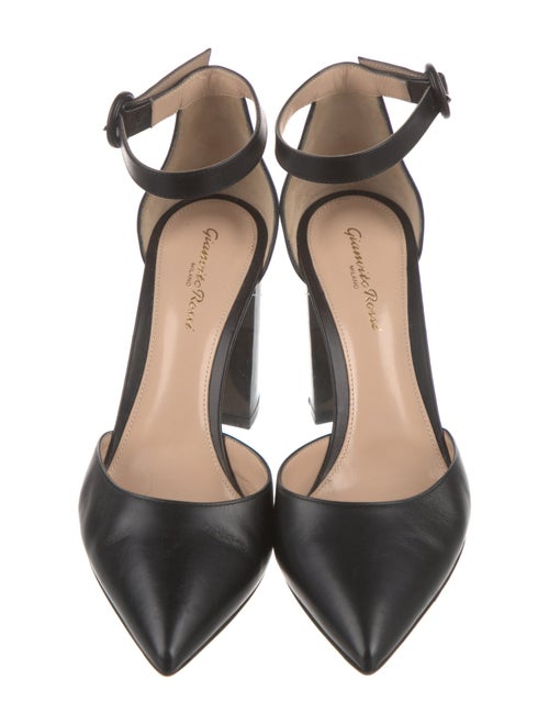 Gianvito Rossi Leather D'Orsay Pumps