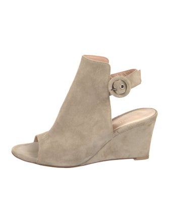 Gianvito Rossi Suede Slingback Sandals