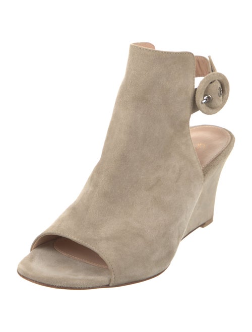 Gianvito Rossi Suede Slingback Sandals