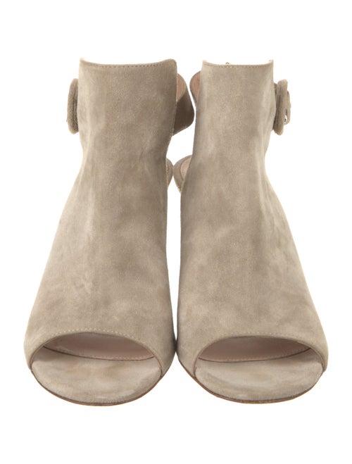 Gianvito Rossi Suede Slingback Sandals