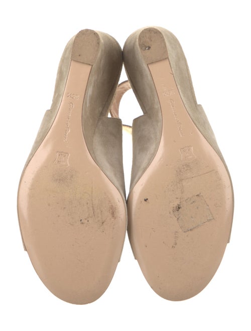 Gianvito Rossi Suede Slingback Sandals