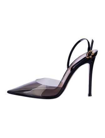 Gianvito Rossi Patent Leather Slingback Pumps