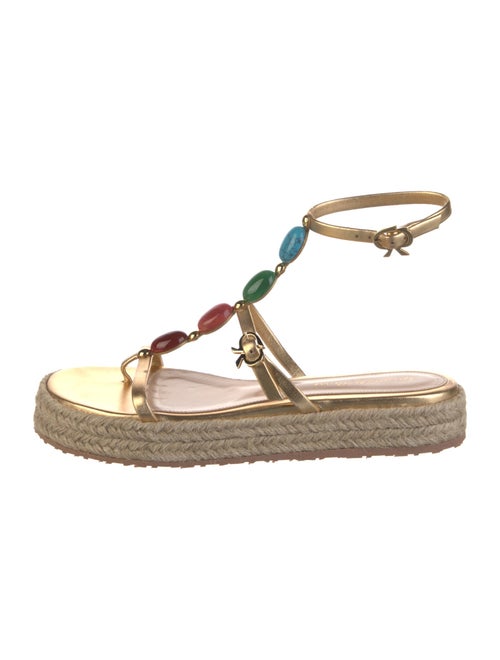 Gianvito Rossi Leather Espadrilles