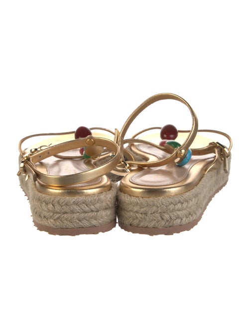 Gianvito Rossi Leather Espadrilles