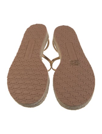 Gianvito Rossi Leather Espadrilles