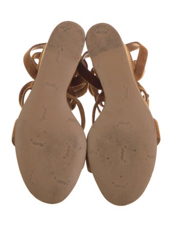 Gianvito Rossi Suede Gladiator Sandals