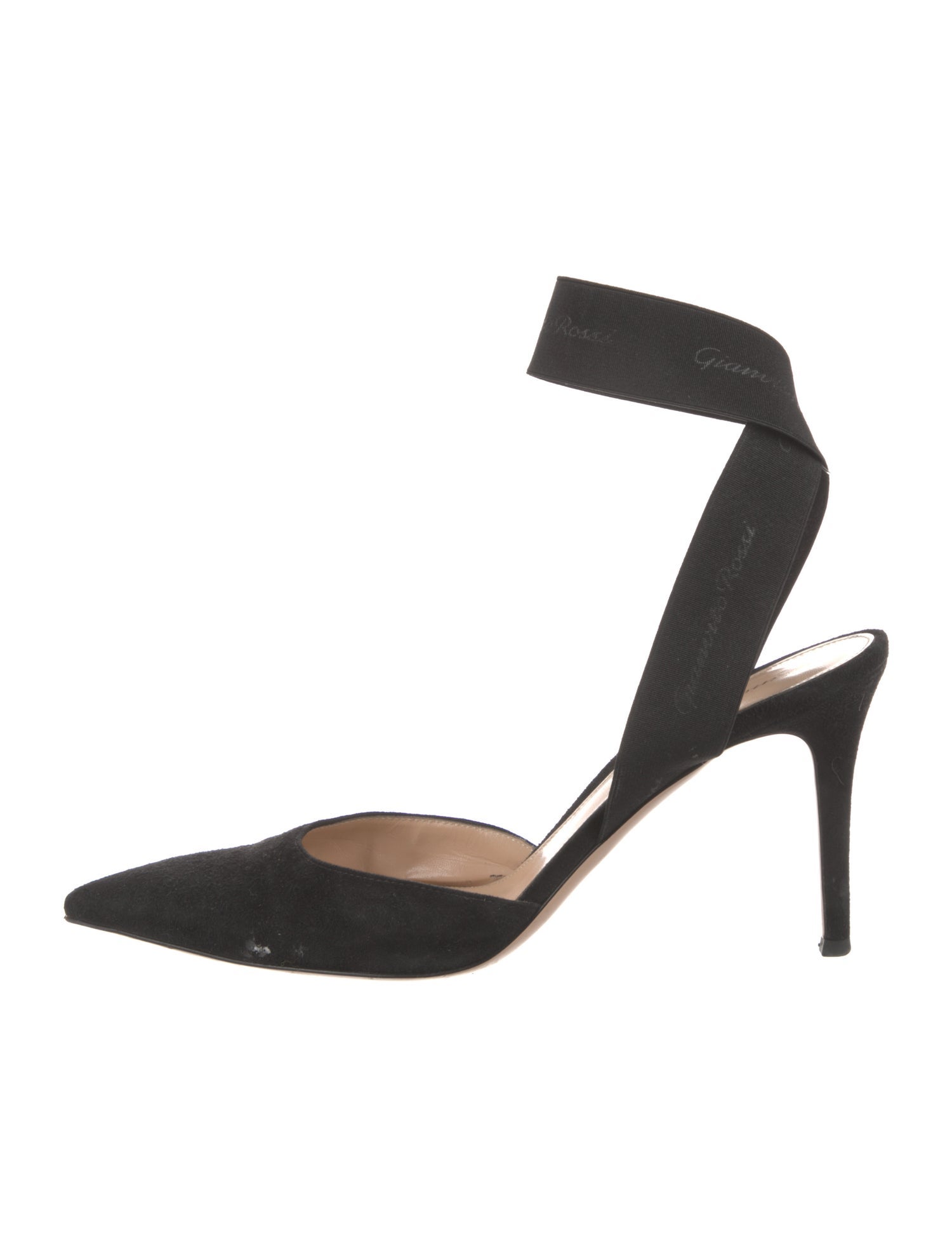 Gianvito Rossi Suede Slingback Pumps