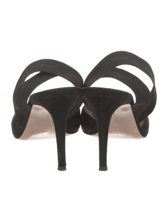 Gianvito Rossi Suede Slingback Pumps