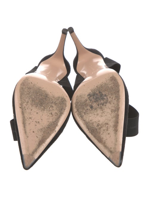 Gianvito Rossi Suede Slingback Pumps