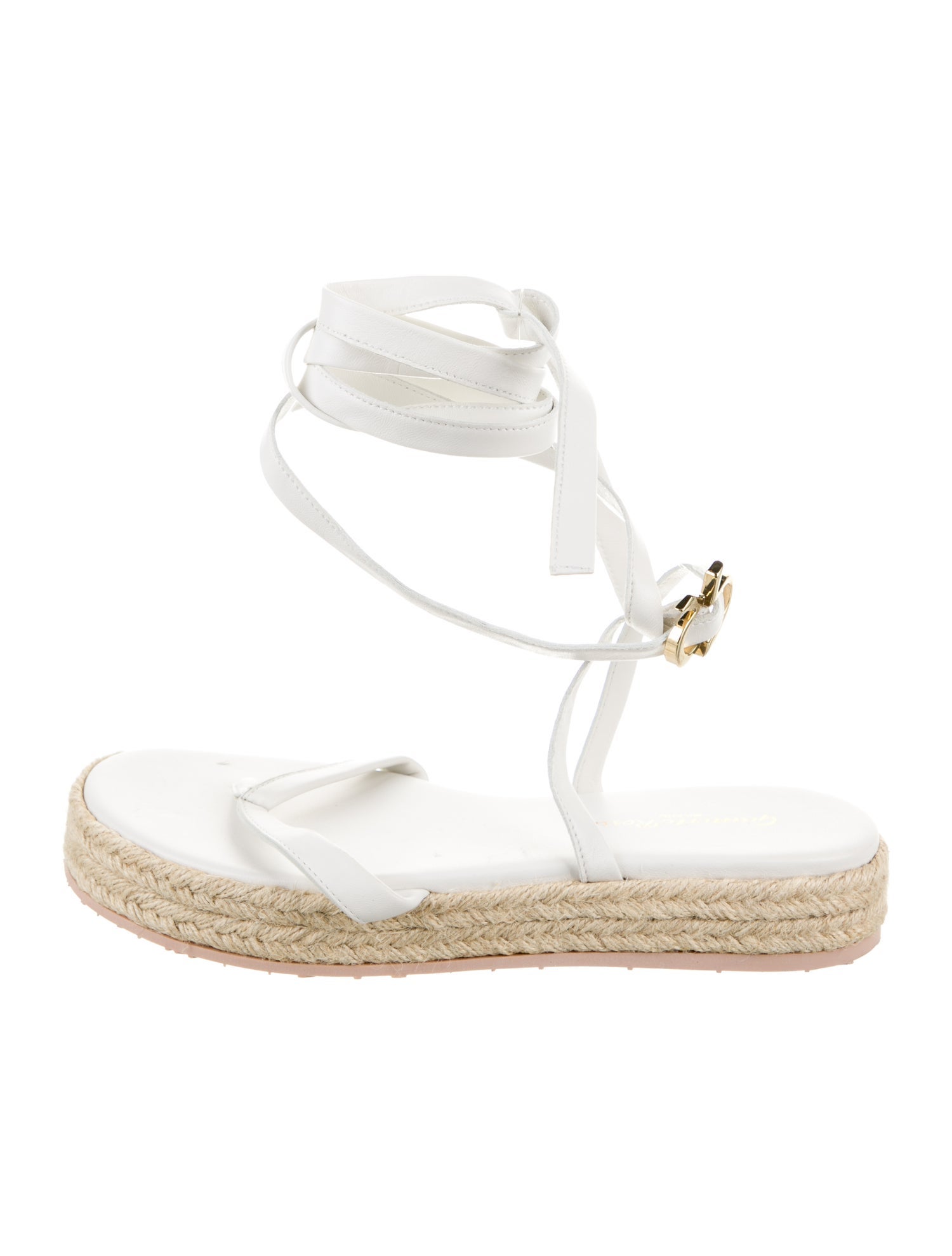 Gianvito Rossi Leather Espadrilles