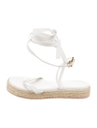 Gianvito Rossi Leather Espadrilles