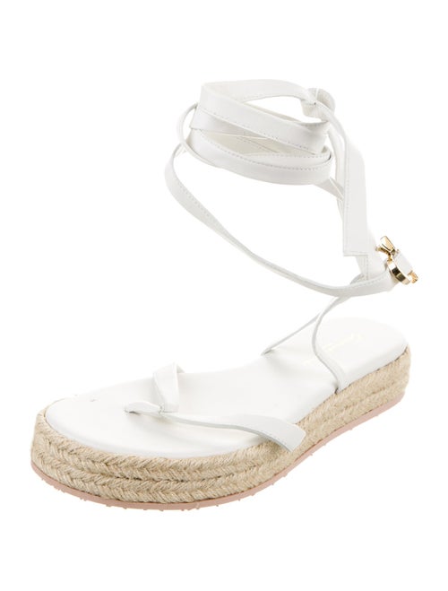 Gianvito Rossi Leather Espadrilles