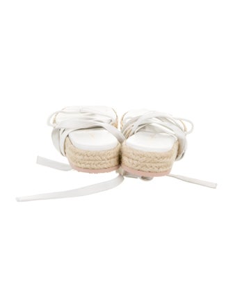 Gianvito Rossi Leather Espadrilles