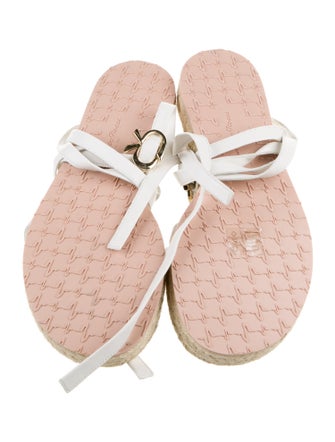 Gianvito Rossi Leather Espadrilles