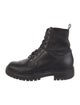 Gianvito Rossi Leather Combat Boots