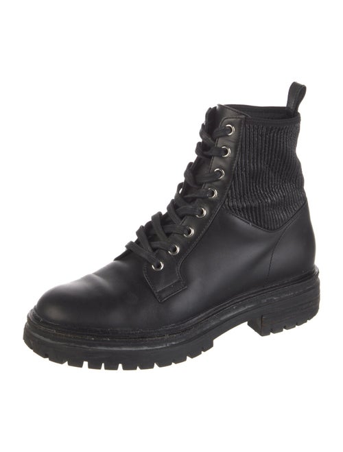 Gianvito Rossi Leather Combat Boots
