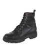 Gianvito Rossi Leather Combat Boots